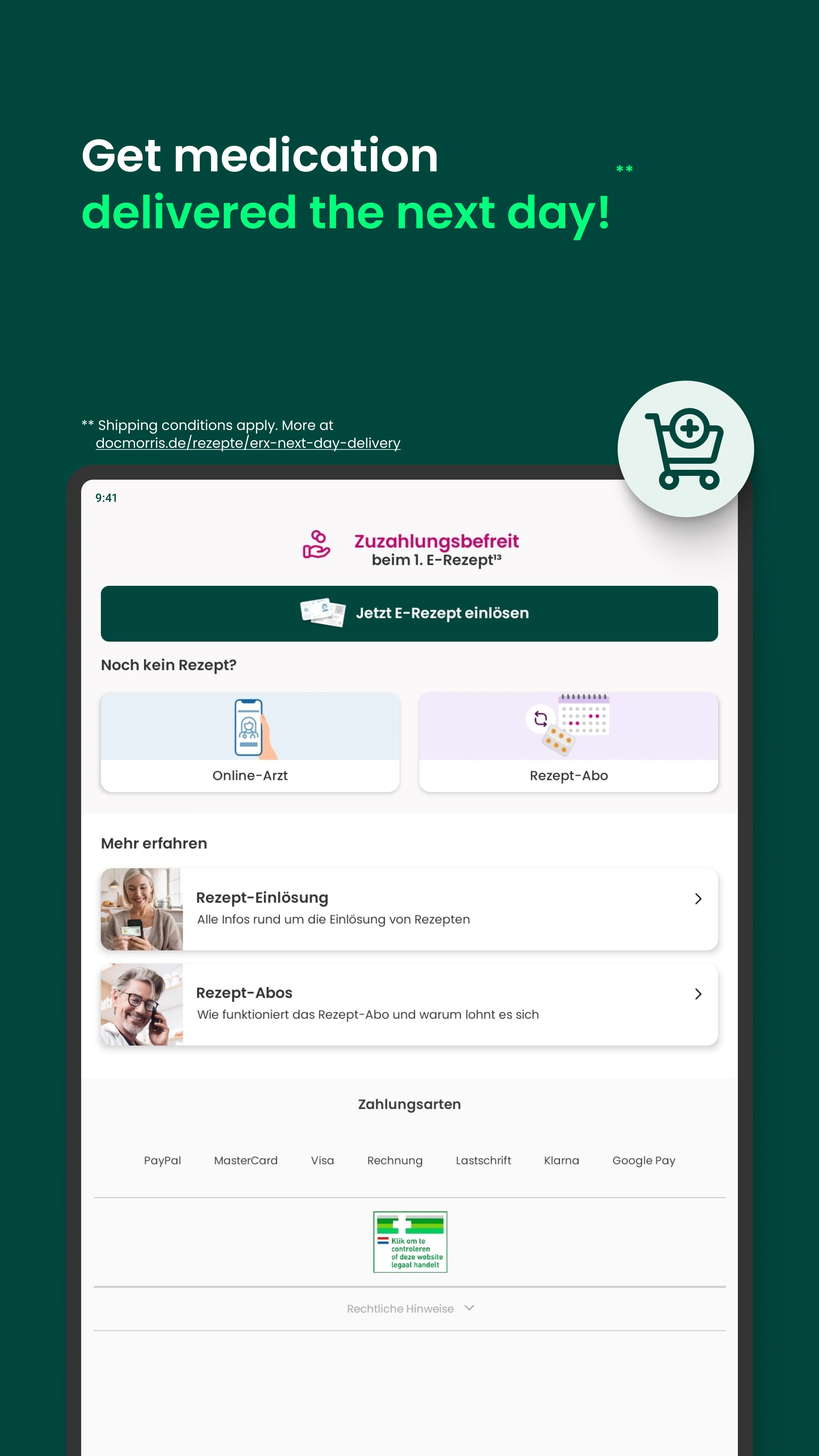 DocMorris Apotheke & E-Rezept screenshot